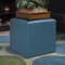Regency Regency Jean Square Stool Ottoman- Peacock Teal N6263PT - alternate 3